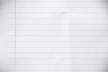 Fototapeta premium Note paper with lines for writing