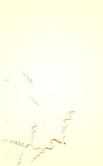 Fototapeta premium Golden Serpentine Swirl Vector Light Background.