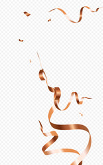 Gold Confetti Decoration Vector Transparent