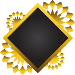 luxury gold ornament