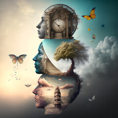 Dream states, lucid dreaming and astral projection. The evolution of a dream, elixirs of transformation.