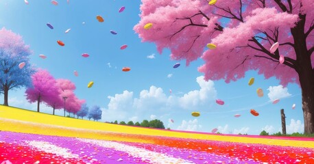 Colorful landscape