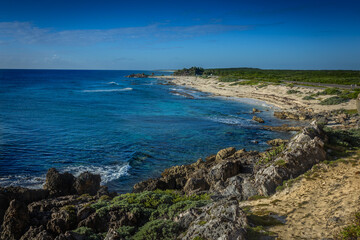 La playa de coconuts en Cozumel 