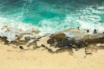 Costa en el mar caribe
