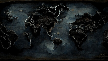 地図背景イラスト