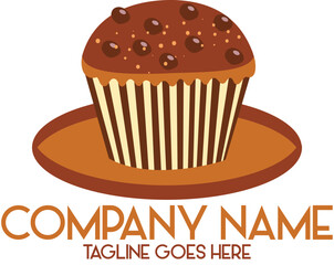 muffin logo vector