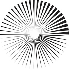 Obraz premium Lines in Circle Form . Spiral Vector Illustration .Technology round Logo . Design element . Abstract Geometric shape . Striped border frame for image 