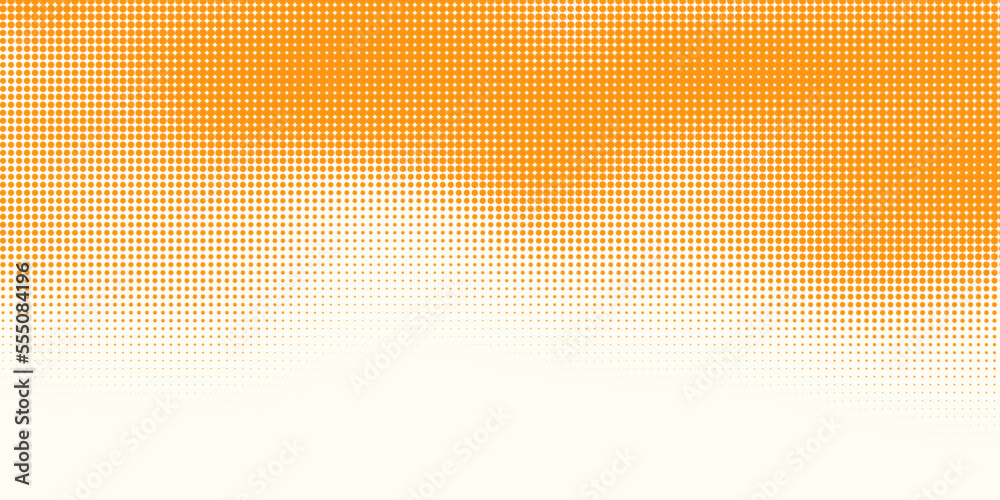 Poster template with spots consisting of circles of various sizes. abstract vector halftone background.