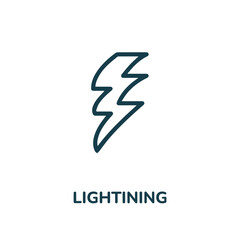 lightning icon vector. thunder icon vector symbol illustration. modern simple vector icon for your design. bolt icon vector	
