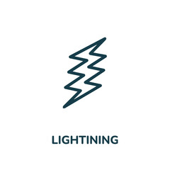 lightning icon vector. thunder icon vector symbol illustration. modern simple vector icon for your design. bolt icon vector	