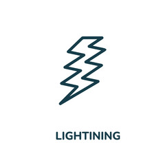 lightning icon vector. thunder icon vector symbol illustration. modern simple vector icon for your design. bolt icon vector	