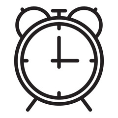 Illustration of Alarm Clock design Icon