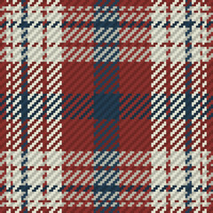 Seamless pattern of scottish tartan plaid. Repeatable background with check fabric texture. Vector backdrop striped textile print.