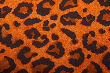 image of leopard textile background 