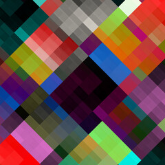 Iridescent and joyful abstract diagonal pattern