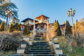 stairs to Romanov palace, Borjomi, Georgia