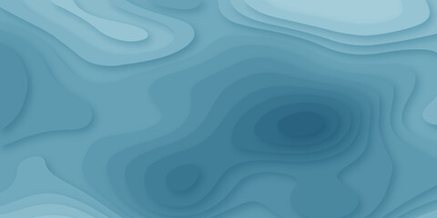 Abstract blue papercut out background texture design. For web, wall paper, brochure and other pattern designs. green abstract multi-layer 3d seamless background.