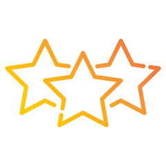 Illustration of Rating Star design Icon