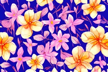 Obraz premium seamless pattern with flowers
