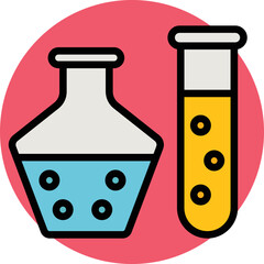 Chemical test Vector Icon
