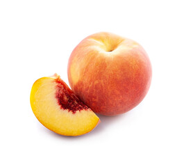 Sweet peach fruits