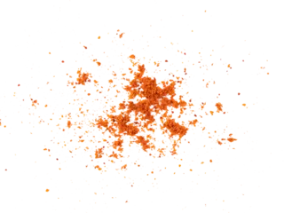Gardinen Chilischoten Crushed red chili pepper isolated on transparent png  © supamas