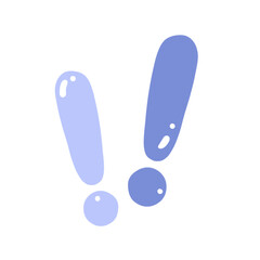 Exclamation Mark Illustration Element Color