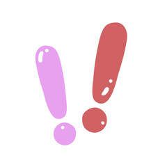 Exclamation Mark Illustration Element Color