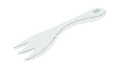 Fork flat icon Kitchen utensil Safe baby dishes
