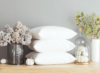 White Pillow | Blank Pillow | Pillow Mockup | Pillow | Interior Pillow | Pillows Mockup | Pillow Mock-up