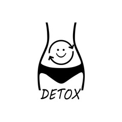 Woman metabolism monochrome  icon 