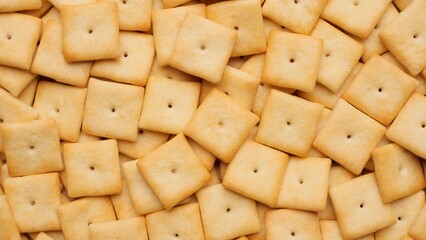 Snack Salted Crackers cookies, top view