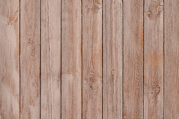 Texture of a brown wooden background made of boards