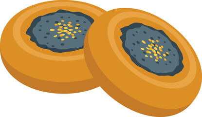 Bakery icon isometric vector. Food culture. Czech republic