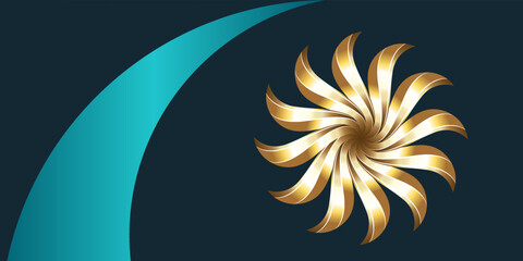 Vector abstract wave line colorful wave landing page flat background vector design