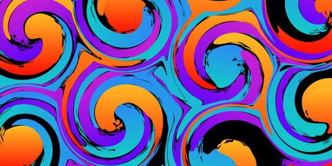 Fototapeta premium Vector modern and trendy abstract colorful marble paint background 