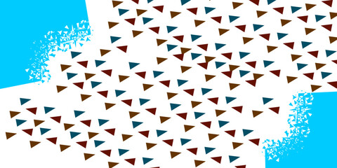 Vector seamless beautiful pattern flower and leaves flat background