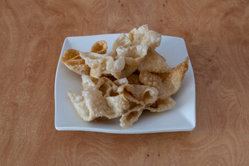 Plato de Wan tun de carne