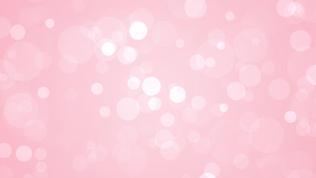 Festive pink bokeh. Shimmering animated bright background. 