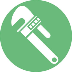 Wrench tool Vector Icon
