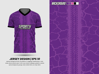 Soccer jersey mockup for football club, Fabric textile for Sport t-shirt.
