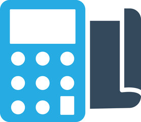 Invoice calculator Vector Icon
