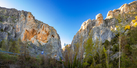 Gorge of La Yecla, Espacio Natural de La Yecla y Sabinares del Arlanza, Protected Natural Area, Burgos, Castile Leon, Spain, Europe