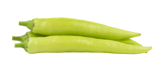 green chili pepper on transparent png
