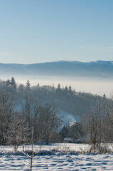 landscapes in winter time, poland landscape, Śnieżka, Karkonosze, wintertime,  winter photos, 
walk in winter