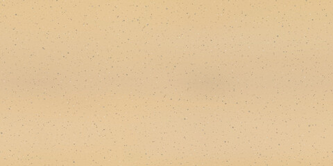 Old craft carton seamless pattern with grainy texture. Beige blank kraft cardboard. Recycled package paper sheet vector illustration. Abstract grunge background. Aged journal or newspaper page