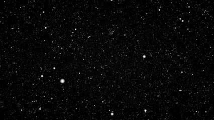 simple space background, white stars on a black background.