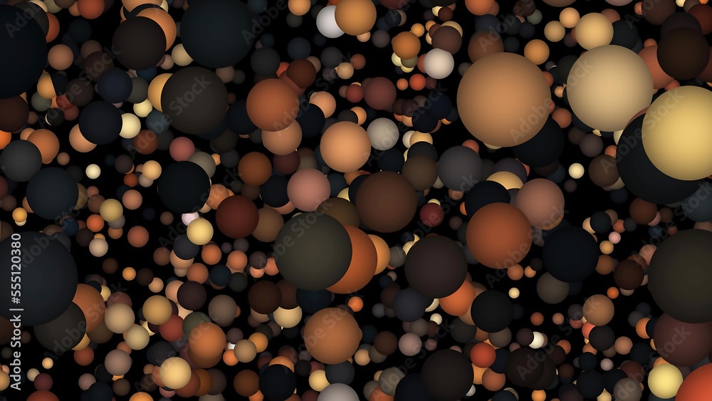 Aufkleber abstract background with beautiful multi-colored cicles.