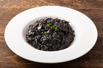 イカ墨リゾット