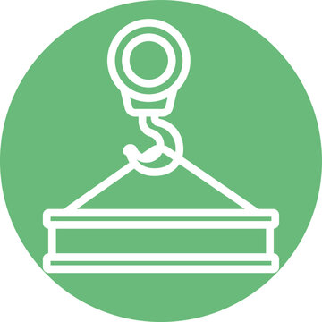  Container loading Vector Icon
